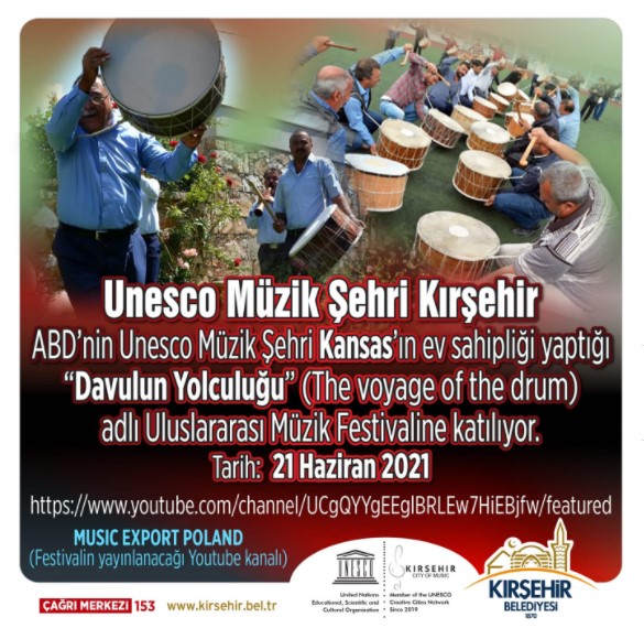 UNESCO Dünya Müzik Şehri Kırşehir, ABD'nin Müzik Şehri 